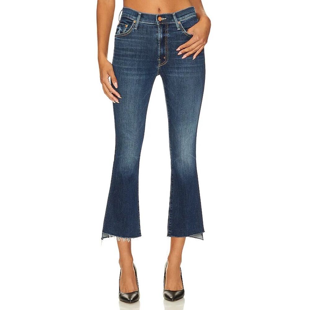 Mother Insider Crop Step Fray size 26 Teaming Up High Rise Stretch